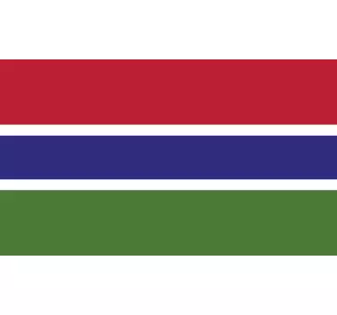 Wandtattoo Flagge Gambia - TenStickers