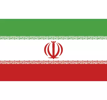 Wandtattoo Flagge Iran - TenStickers