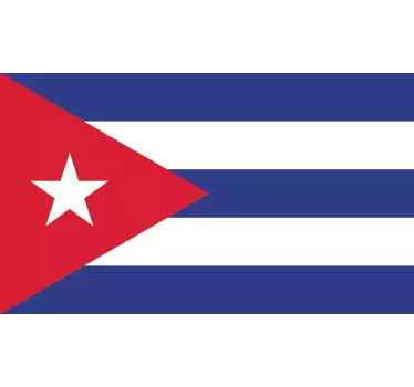 Wandtattoo Flagge Kuba - TenStickers