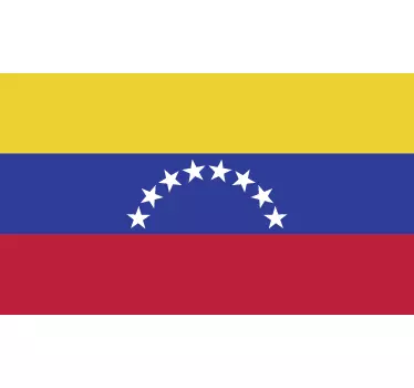 Wandtattoo Flagge Venezuela - TenStickers