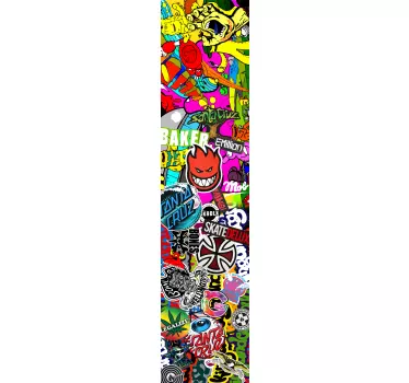 Wandtattoo Jugendzimmer Skateboard - TenStickers