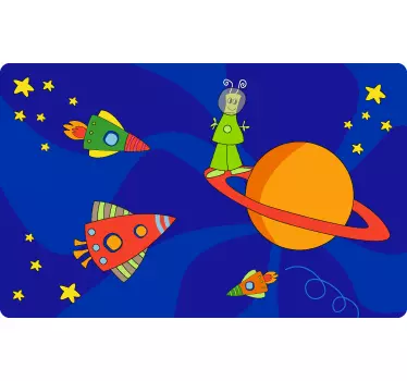 Wandtattoo Kinderzimmer Weltraum - TenStickers