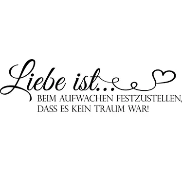 Wandtattoo Wohnzimmer Liebe ist... - TenStickers