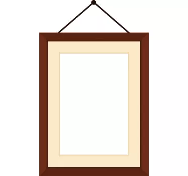 Wandtattoo moderner Bilderrahmen - TenStickers