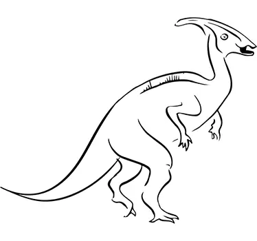 Wandtattoo Parasaurolofus - TenStickers