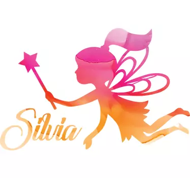 Wandtattoo Personalisierte Fee - TenStickers