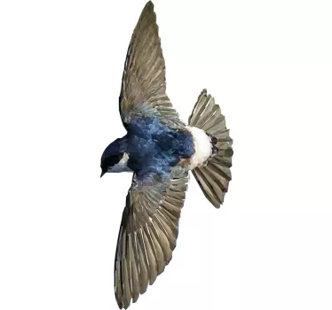 Wandtattoo polygonaler Vogel - TenStickers