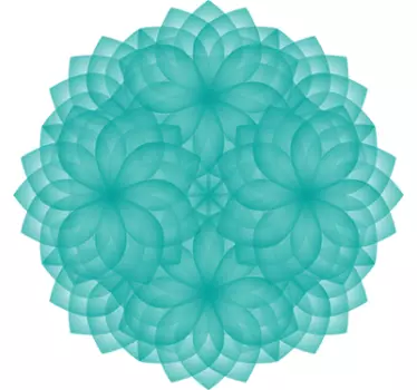 Wandtattoo Schneeflocken Ornament - TenStickers