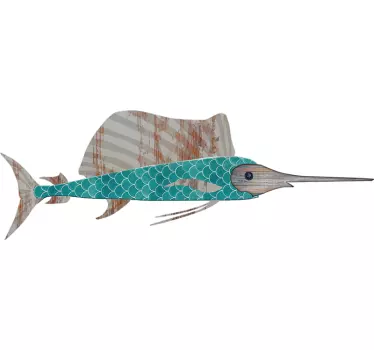 Wandtattoo Schwertfisch - TenStickers