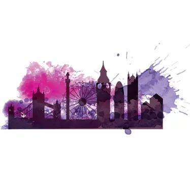 Wandtattoo Silhoulette London - TenStickers