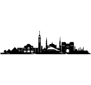 Wandtattoo Skyline Kairo - TenStickers