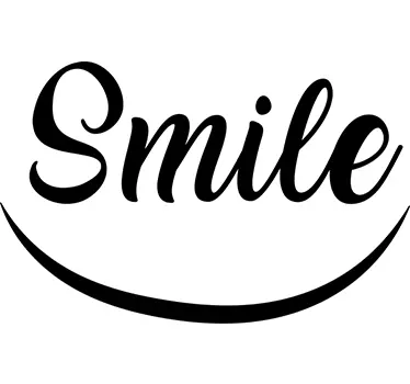 Wandtattoo Smiley Smile - TenStickers