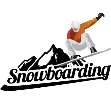 Wandtattoo Snowboard - TenStickers
