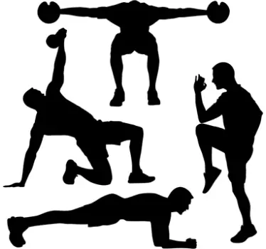 Wandtattoo Sportler - TenStickers