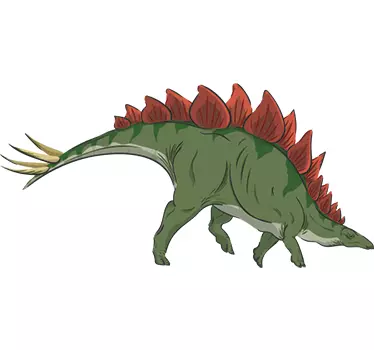 Wandtattoo Stegosaurus - TenStickers