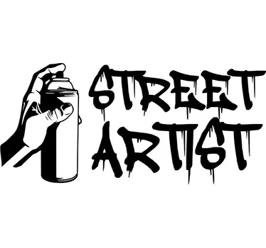 Wandtattoo Street Artist - TenStickers