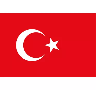 Wandtattoo Türkei Fahne - TenStickers