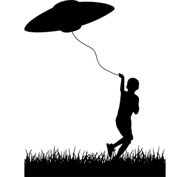 Wandtattoo UFO Drache - TenStickers