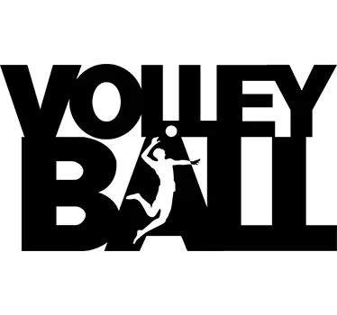 Wandtattoo Volley Ball - TenStickers