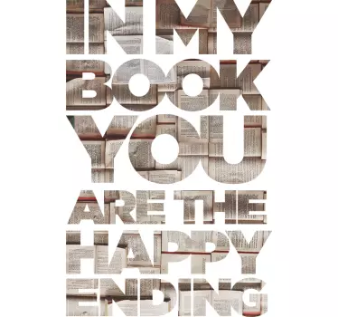 Wandtattoo Schlafzimmer Happy Ending - TenStickers