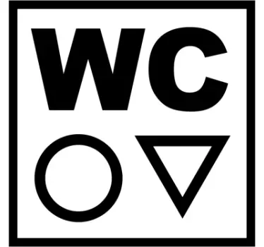 WC Toiletten Sticker - TenStickers