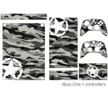 Xbox skin camo gaming haut - TenStickers