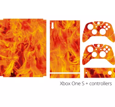 Xbox skin feurige konsolenhaut - TenStickers