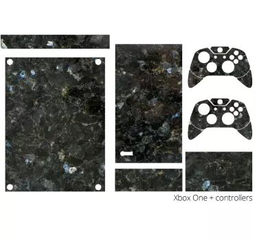 Xbox skin schwarzes marmor cover - TenStickers