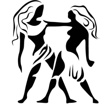 Zwilling Aufkleber - TenStickers