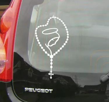 Aufkleber Rosenkranz - TenStickers