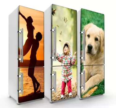 Personalisierbarer Kühlschrank Folie - TenStickers