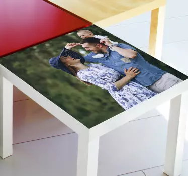 Foto Aufkleber für Tisch LACK-Serie - TenStickers