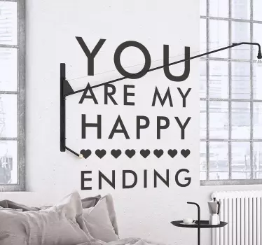 My happy ending Wandtattoo - TenStickers