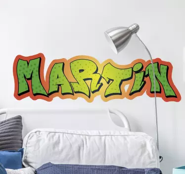 Graffiti Name Fahrrad Sticker - TenStickers