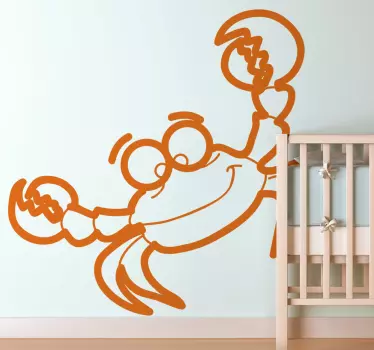 Krabbe Aufkleber - TenStickers