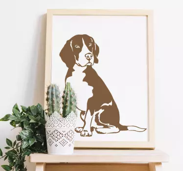 Wandtattoo Beagle - TenStickers