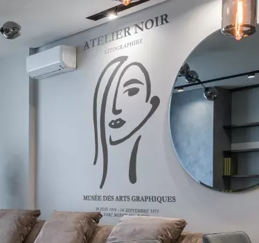 Wandtattoo Kunst Atelier Noir - TenStickers
