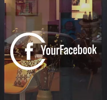 Sticker Facebook Social Media - TenStickers