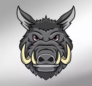 Wildschwein Wandtattoo - TenStickers