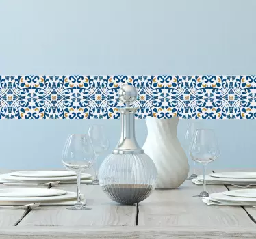 Fliesenfolie portugiesisches Muster - TenStickers