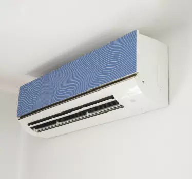 Linie abstrakte Aufkleber Klimaanlage - TenStickers