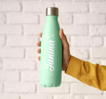 Personalisierte Sticker Personalisierte name wasserflasche - TenStickers