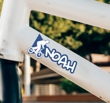 Fahrrad Sticker bmx-name - TenStickers
