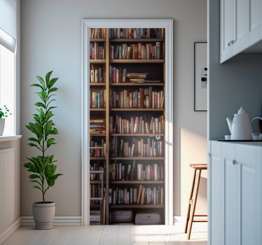 Bücherregale kreativer Türaufkleber - TenStickers