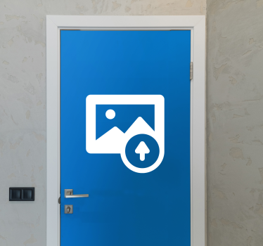 Anpassbare kreativer Türaufkleber - TenStickers