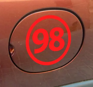 98 Auto Sticker - TenStickers