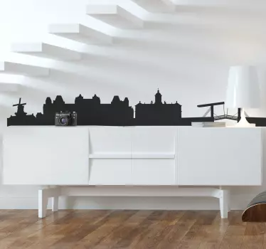 Amsterdam Skyline Aufkleber - TenStickers