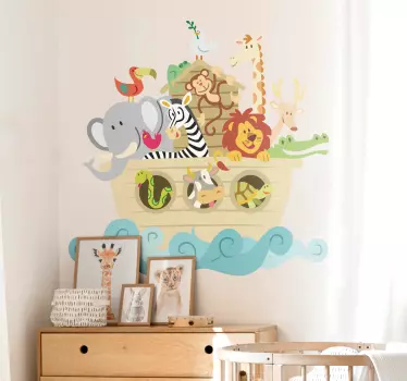Wandtattoo Arche Noah für Kinder - TenStickers