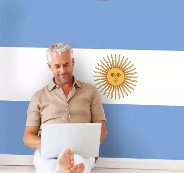 Argentinien Flagge Aufkleber - TenStickers
