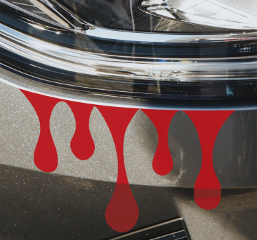 Aufkleber Auto Blutiges Licht - TenStickers